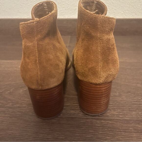 Seychelles Tan Suede Booties Sz 9 - Picture 6 of 7